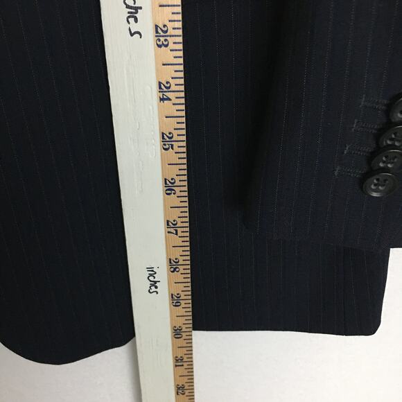 Banana Republic 3 Button Wool BSuit Blazer Size 40S - Picture 6 of 12